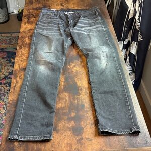 Levi's Dark Gray Straight Jeans